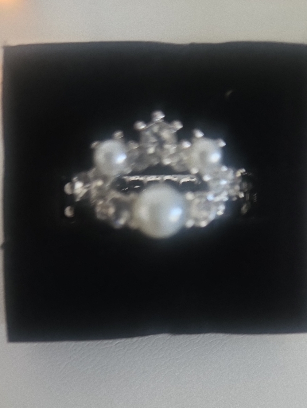 Paparazzi A List Ambience White Ring NWT